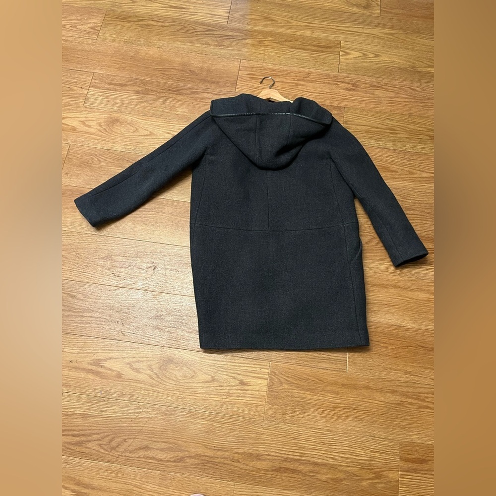 J- Crew Long Coat designed with Stadium cloth by Nello Gori - Size 4P - Picture 12 of 16